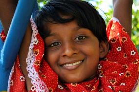 Strahlende Augen im Childrens Park