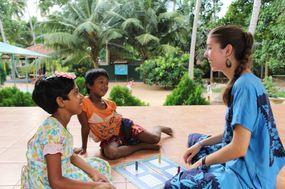 Julia und ihre Sprösslinge