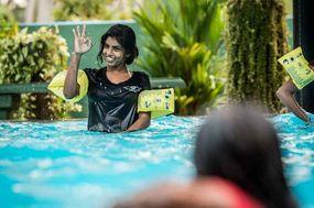 Zeichen geben klappt schon ganz gut :-)