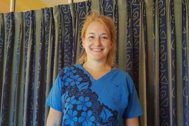 Freiwillige Nadine Pelz