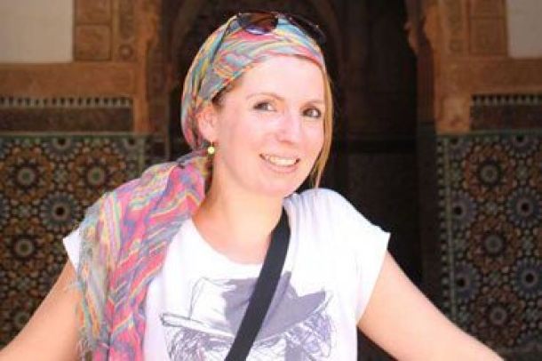 Freiwillige Melanie Pink