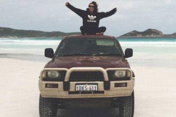 Freiwillige Lena Kiefer